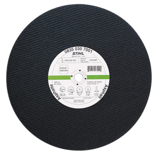 Disco de resina sintética -Tronzadoras, Asfalto